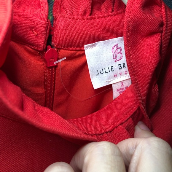 Julie Brown Mya Red Sheath Dress 2 - Picture 5 of 15